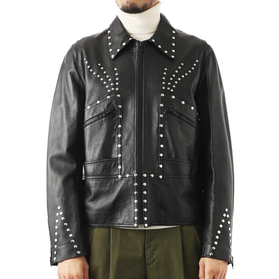 CELINE セリーヌ レザージャケット 70'S STRAIGHT BLOUSON