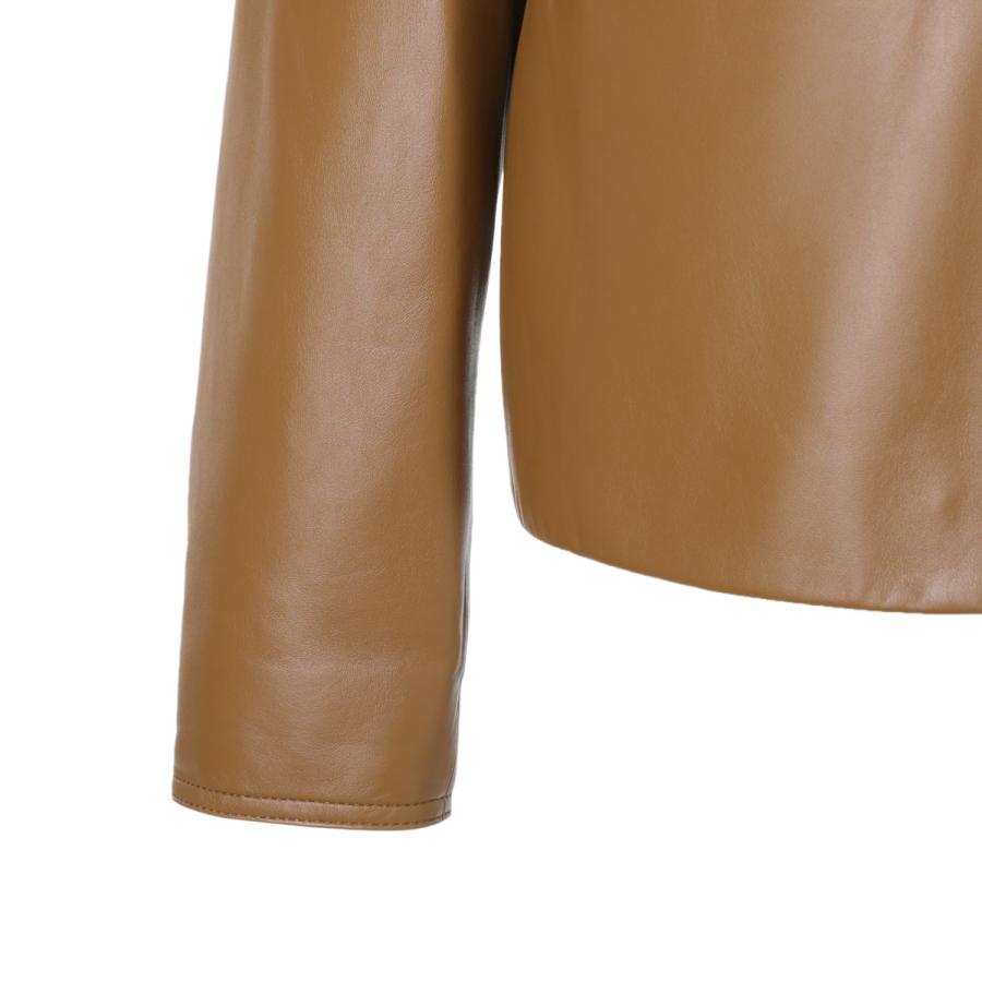 CELINE セリーヌ レザージャケット VESTE COL ROND ノーカラー CELINE セリーヌ レザージャケット VESTE COL ROND ノーカラー