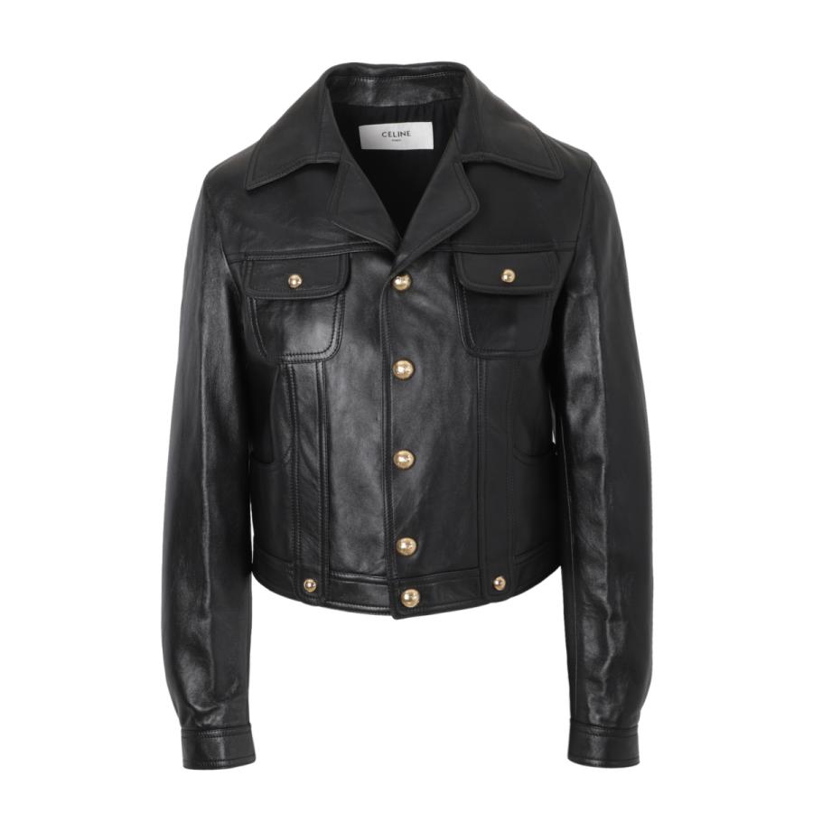 CELINE（セリーヌ） レザージャケット STRAIGHT-CUT NEO BLOUSON
