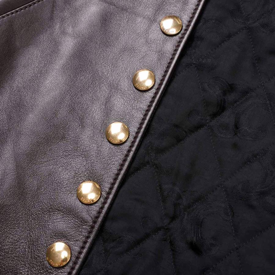 CELINE（セリーヌ） レザージャケット PURE COLLAR JACKET WITH SNAP