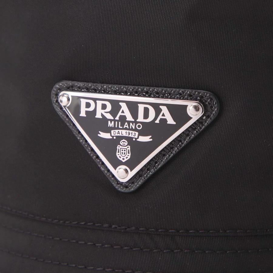 PRADA（プラダ） バケットハット ブラック メンズ 2hc137-2dmi-f0002