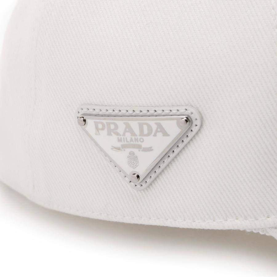 PRADA プラダ ベースボールキャップ ホワイト メンズ 2hc274
