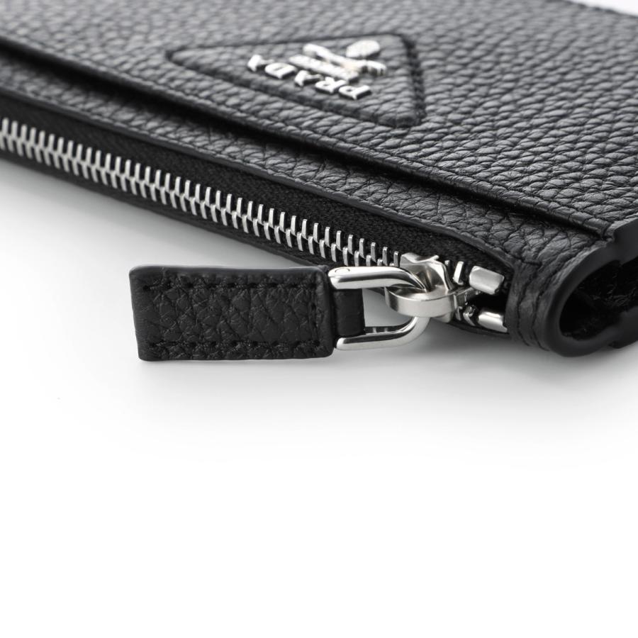 PRADA プラダ カードケース ブラック メンズ 2mc084-2bbe-f0002