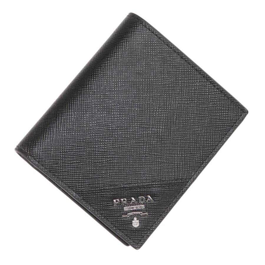 プラダ Prada 2つ折り 財布 Saffiano Metal ブラック メンズ 2mo004 Qme F0002 2mo004 Qme F0002 モダンブルーyahoo 店 通販 Yahoo ショッピング
