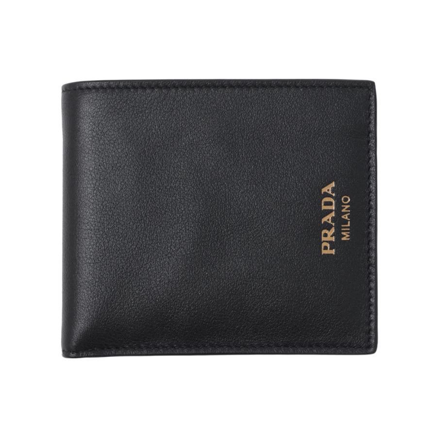 [鑑定込み]プラダ 二つ折り財布 ブラック/モスグリーン PRADA プラダ PRADA プラダ PRADA 2MO738 2DMH 二つ折り財布 RE-NYLON