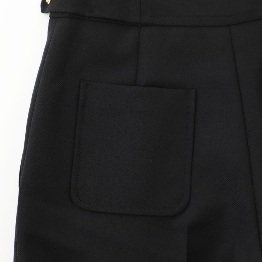 セリーヌ CELINE ウールパンツ ブラック レディース 2p79a-523k-38noの画像
