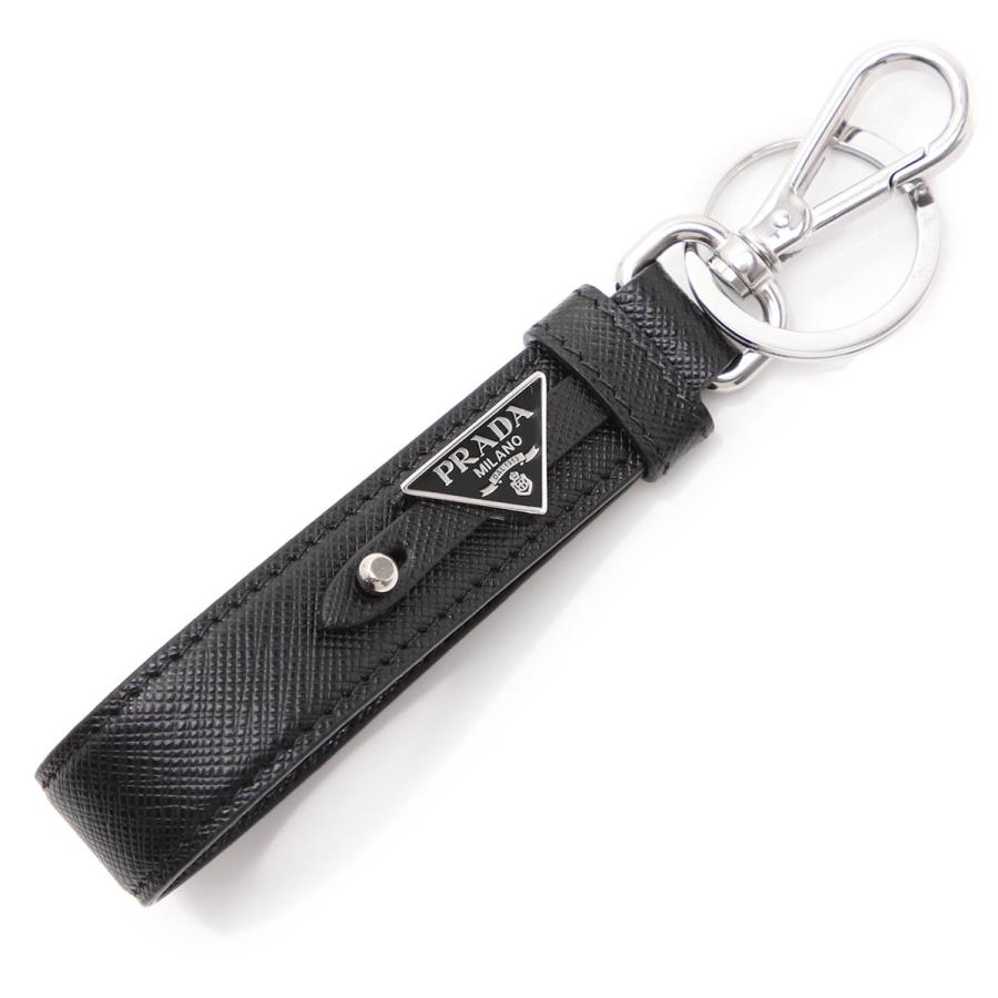 PRADA（プラダ） キーリング SAFFIANO ブラック メンズ 2pp68t-053
