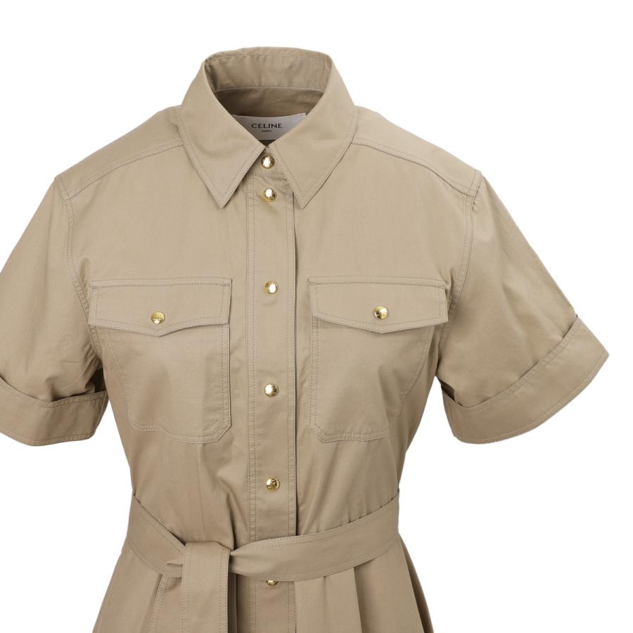 CELINE セリーヌ ワンピース ROBE SAHARIENNE サファリドレス