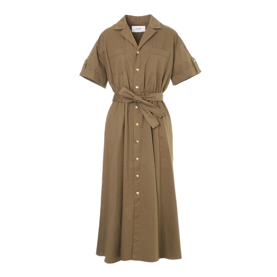 CELINE（セリーヌ） サファリドレス ブラウン レディース 2r61c-575p