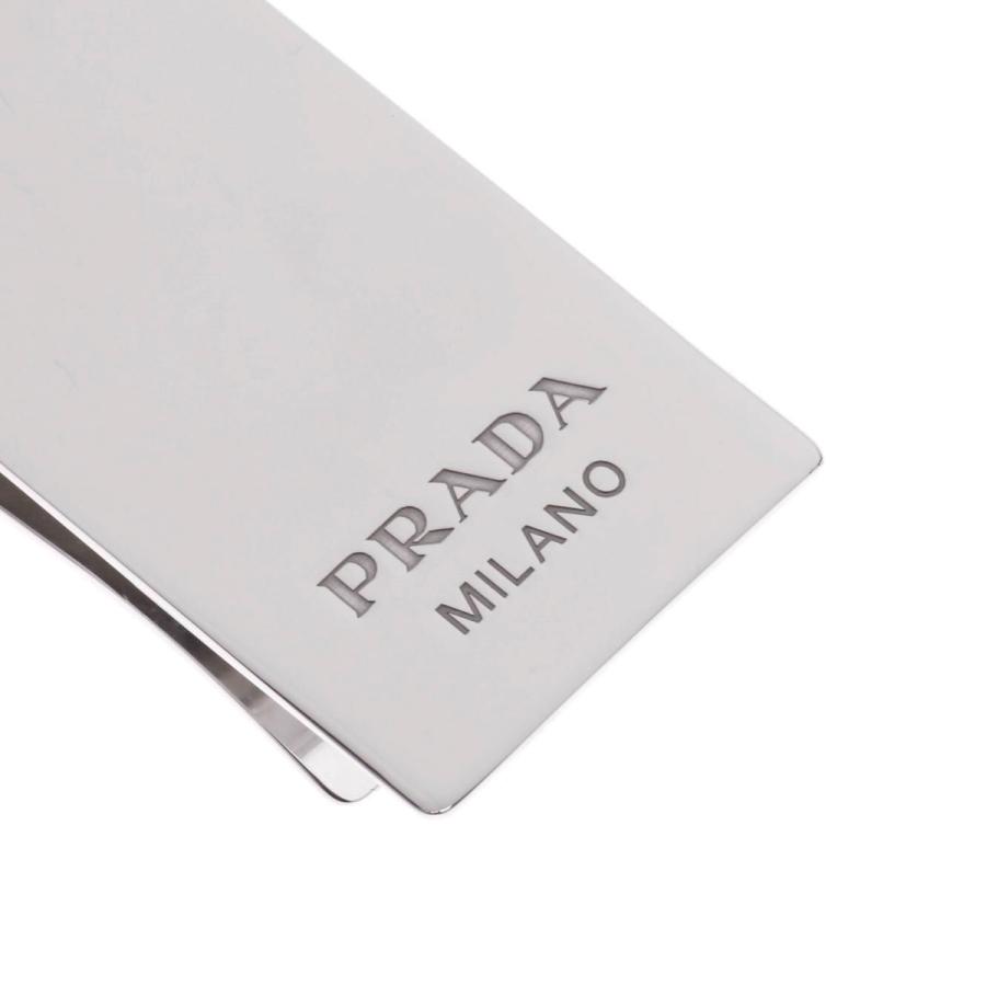 PRADA プラダ マネークリップ シルバー メンズ 2rc014-119-f0118