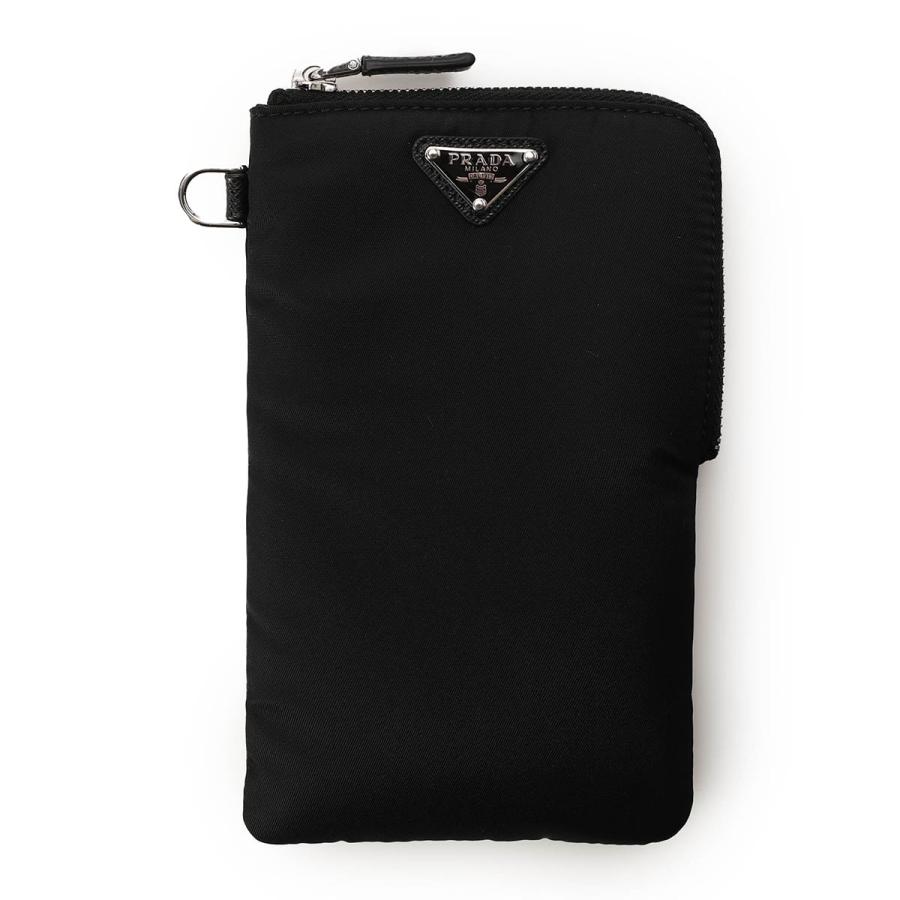 PRADA プラダ ポーチセット TESSUTO SAFFIANO ブラック メンズ