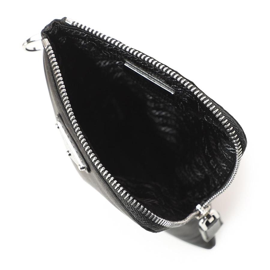 PRADA（プラダ） ポーチセット TESSUTO SAFFIANO ブラック メンズ