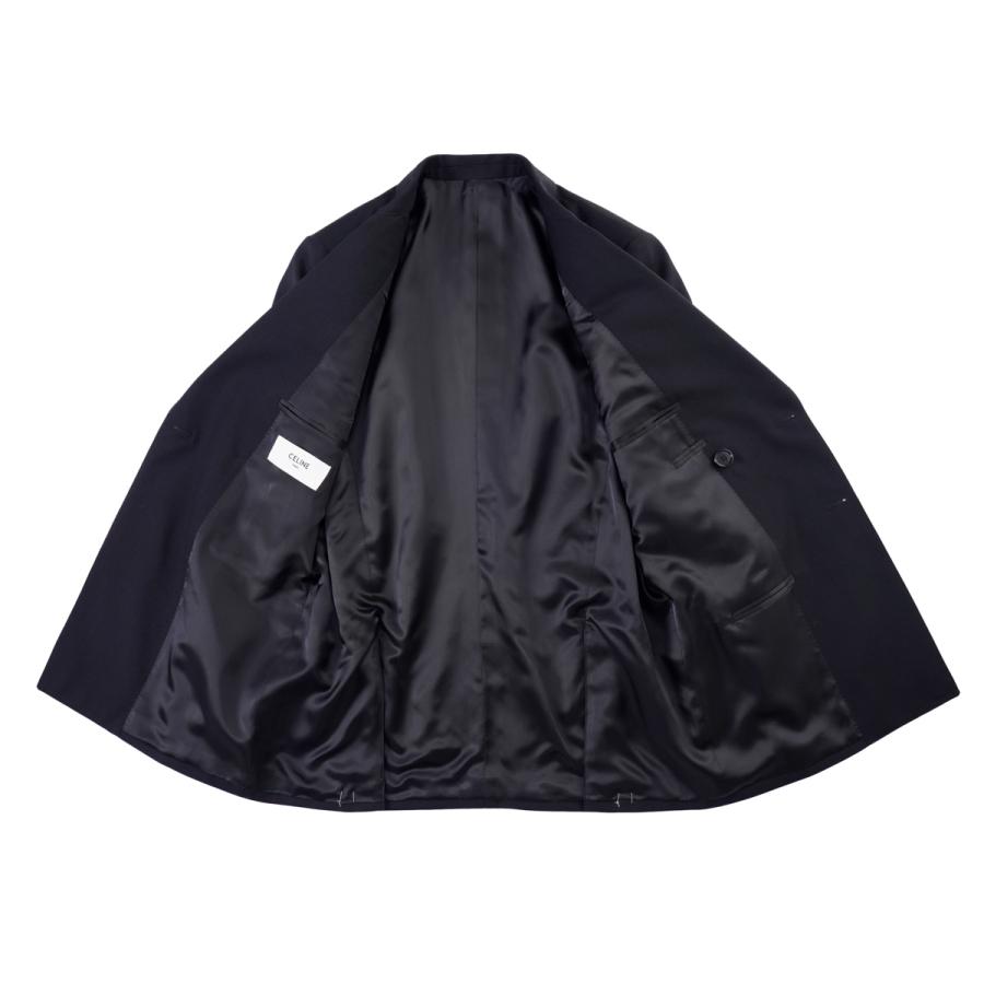 【定価45万】19AW CELINE 44 ダブルブレストジャケット黒 セリーヌ CELINE - CELINE 19aw ダブルジャケット セットアップの通販 by