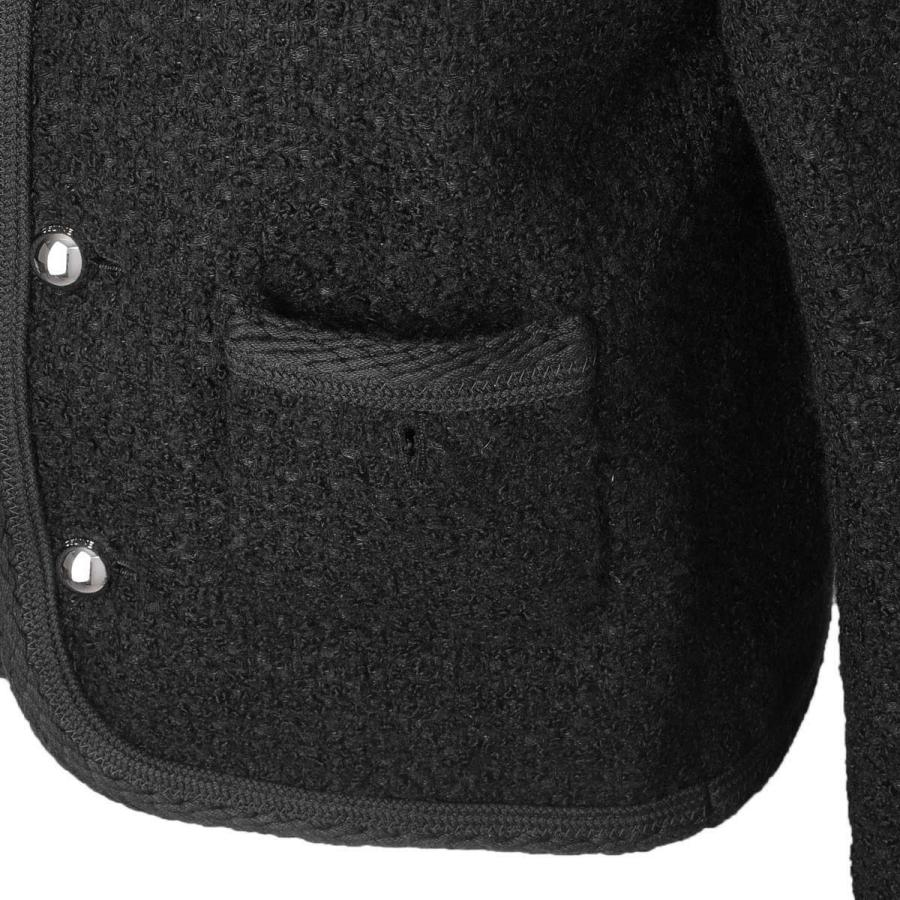 CELINE（セリーヌ） ツイードジャケット VESTE CHELSEA ブラック
