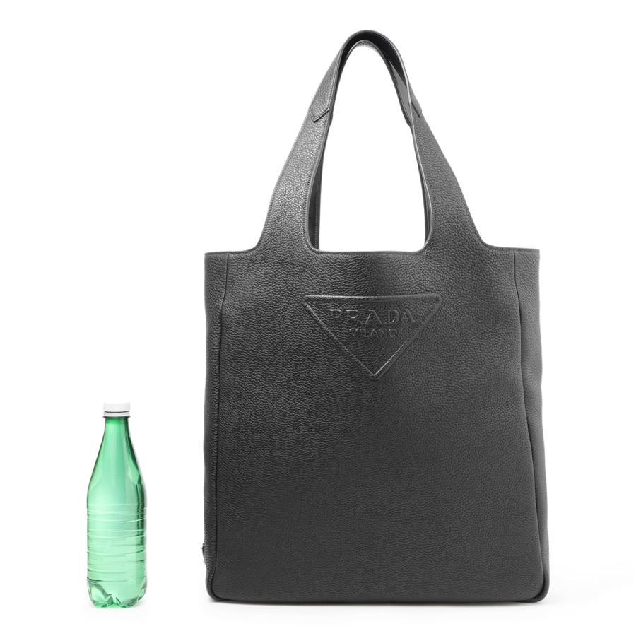 PRADA プラダ トートバッグ VITELLO DAINO ブラック メンズ PRADA プラダ トートバッグ VITELLO DAINO ブラック メンズ