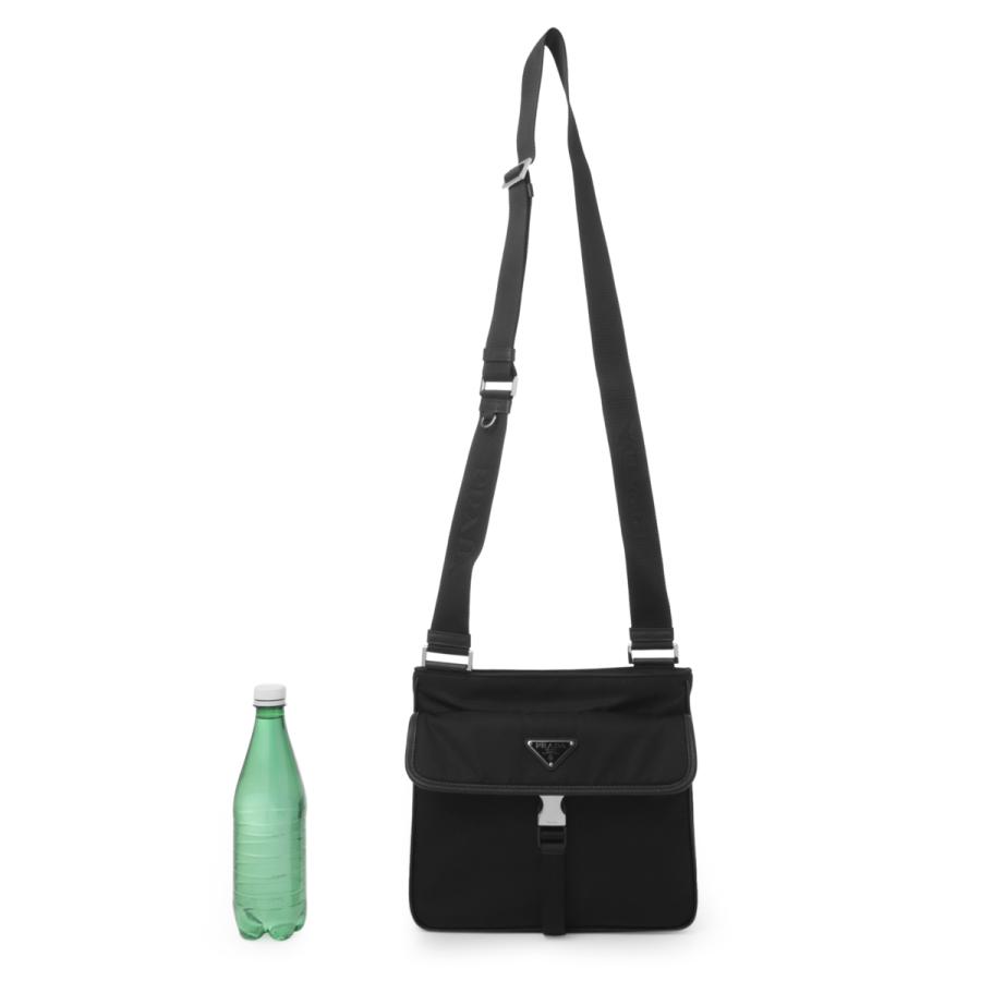 PRADA（プラダ） ショルダーバッグ RE-NYLON×SAFFIANOLEATHER ブラック