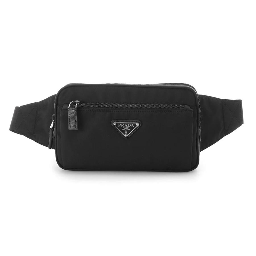 PRADA（プラダ） ベルトバッグ ボディバッグ ブラック メンズ : モダン