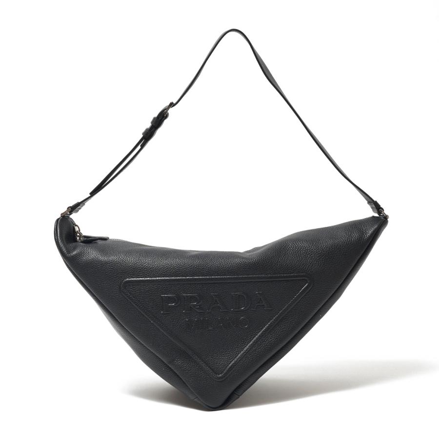 PRADA（プラダ） ショルダーバッグ PRADA TRIANGLE ブラック メンズ