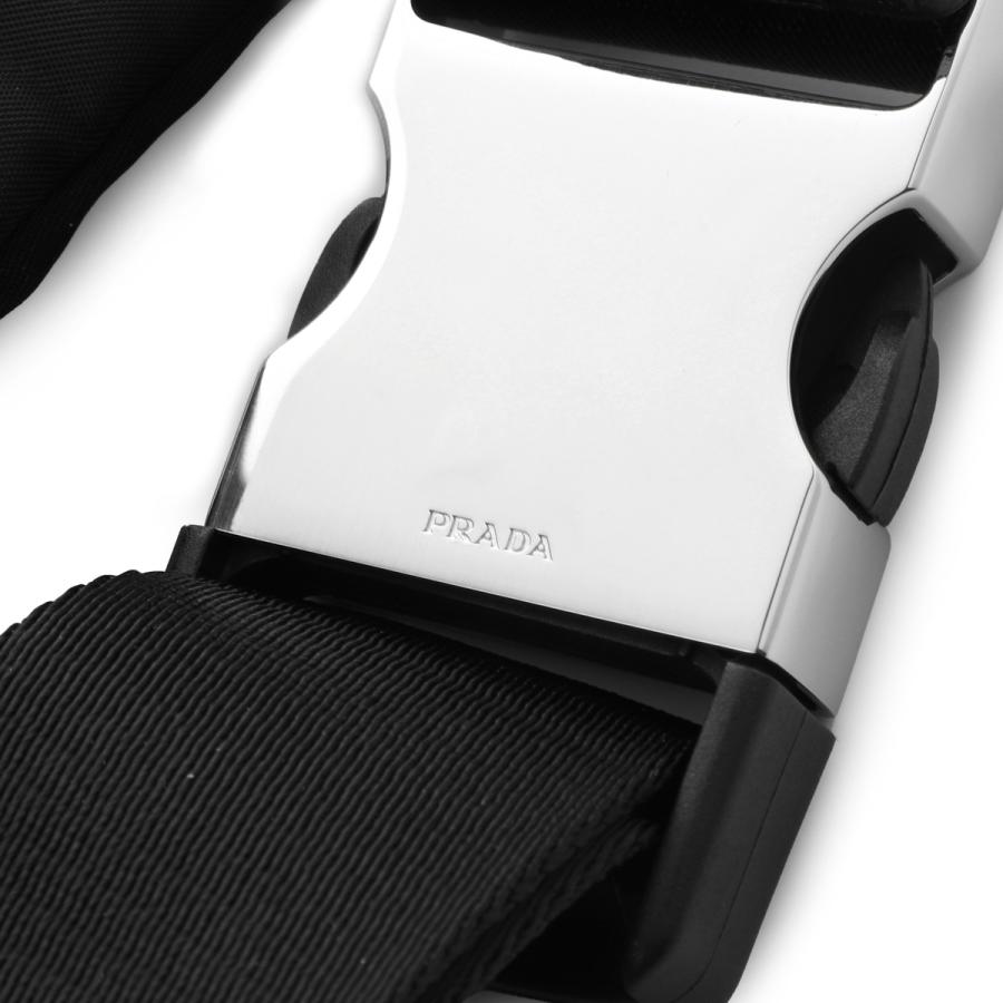 プラダ PRADA ショルダーバッグ Re-Nylonxレザー ワンショルダーバックパック ボディバッグ ブラック メンズ 2vz092-vomo-2dmg-f0002_13