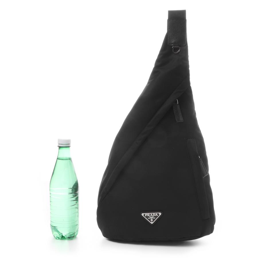 プラダ PRADA ショルダーバッグ Re-Nylonxレザー ワンショルダーバックパック ボディバッグ ブラック メンズ 2vz092-vomo-2dmg-f0002_2