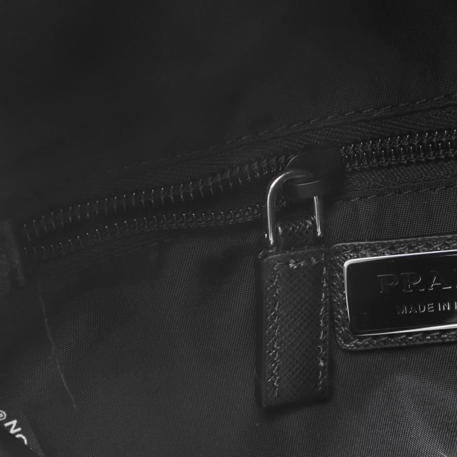 プラダ PRADA ショルダーバッグ Re-Nylonxレザー ワンショルダーバックパック ボディバッグ ブラック メンズ 2vz092-vomo-2dmg-f0002_5