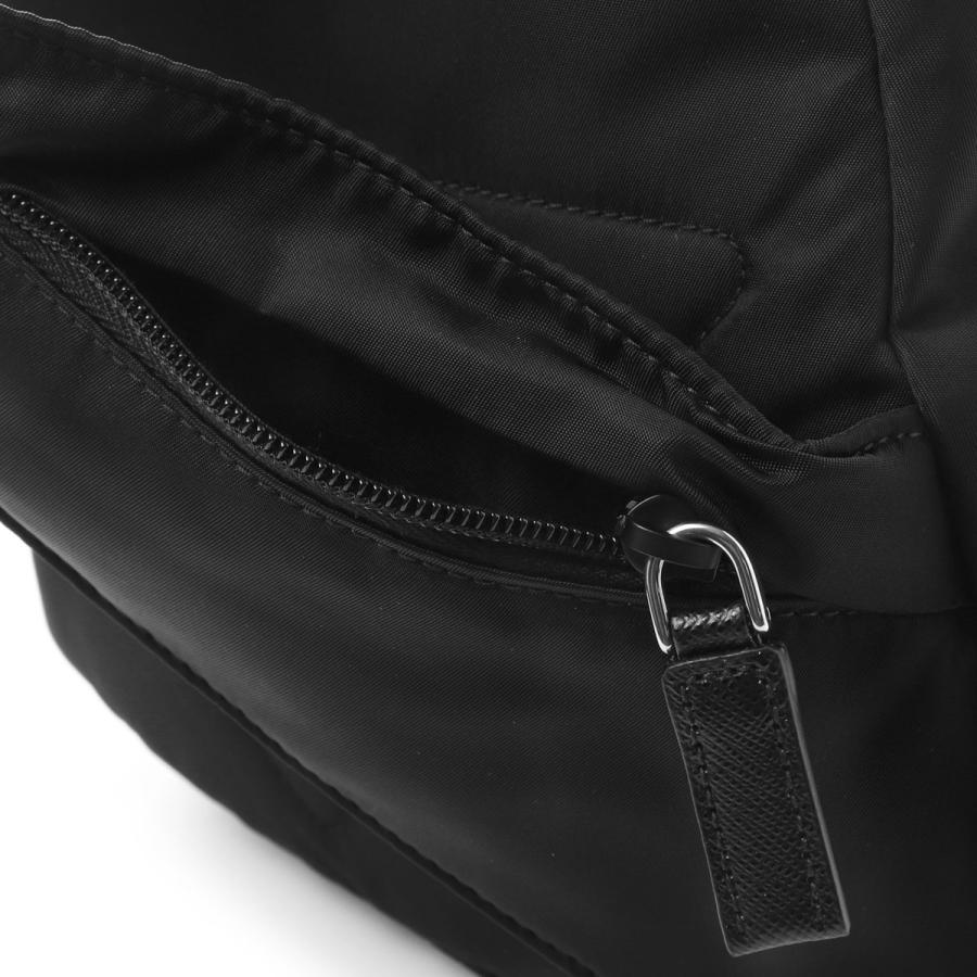 プラダ PRADA ショルダーバッグ Re-Nylonxレザー ワンショルダーバックパック ボディバッグ ブラック メンズ 2vz092-vomo-2dmg-f0002_7