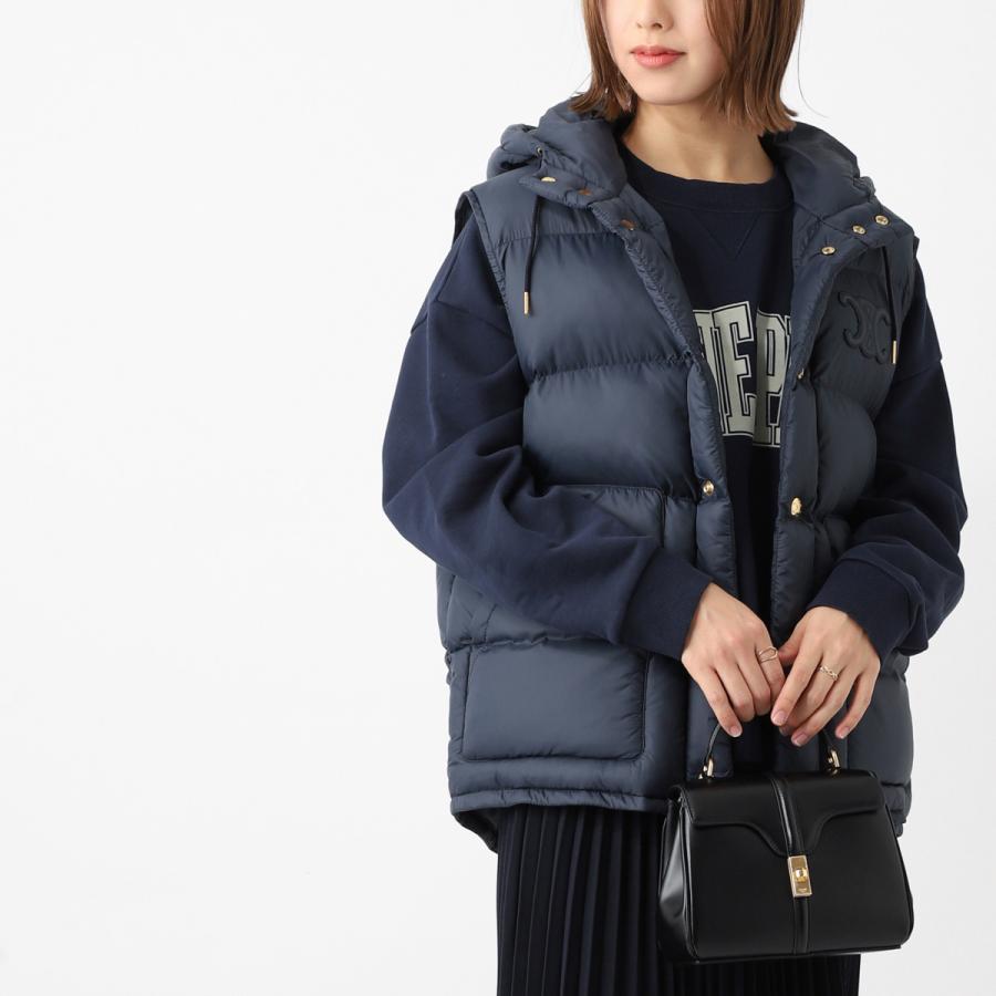 CELINE セリーヌ ダウンベスト ブルー レディース 2w23b-906v