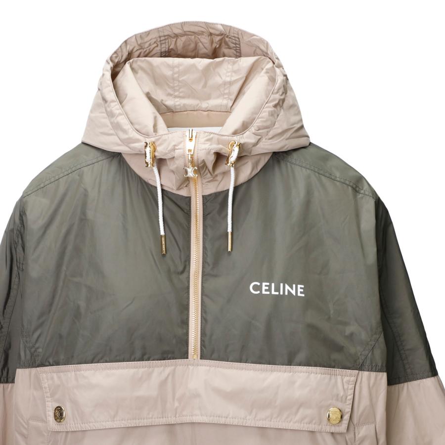 あんころ セリーヌ CELINE プルオーバー ウインドブレーカー CELINE（セリーヌ） 中綿入り ハーフジップ プルオーバー CROPPED