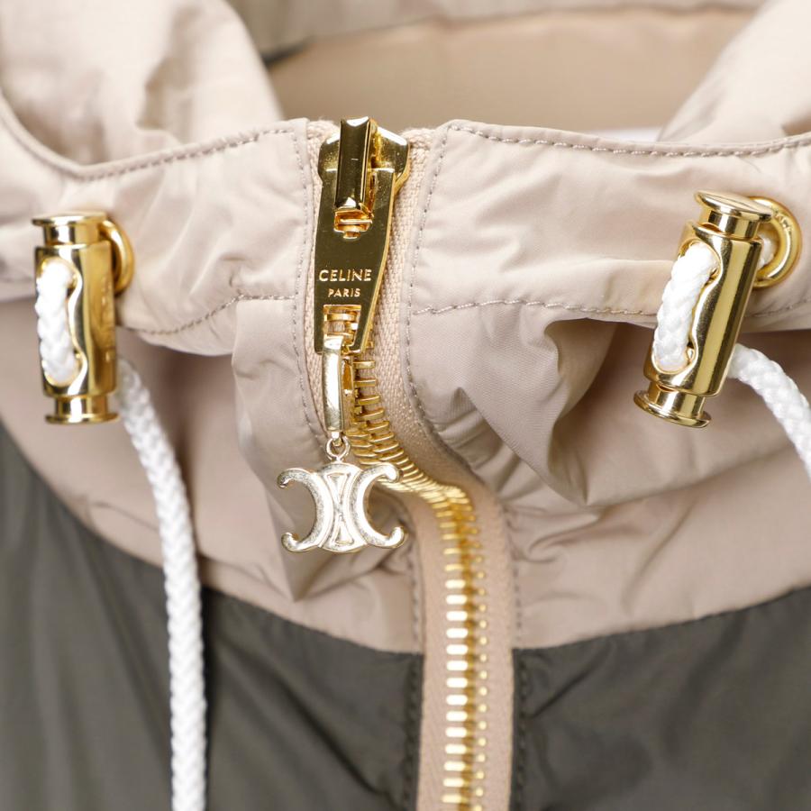あんころ セリーヌ CELINE プルオーバー ウインドブレーカー CELINE（セリーヌ） 中綿入り ハーフジップ プルオーバー CROPPED