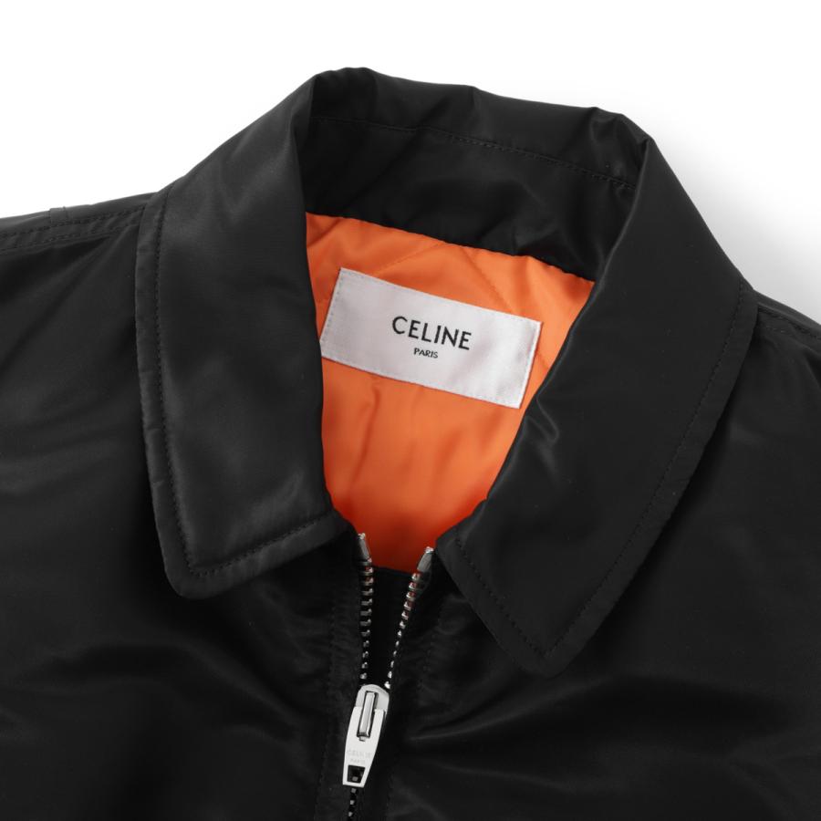 CELINE（セリーヌ） 中綿入り ジップアップ ブルゾン ボンバー