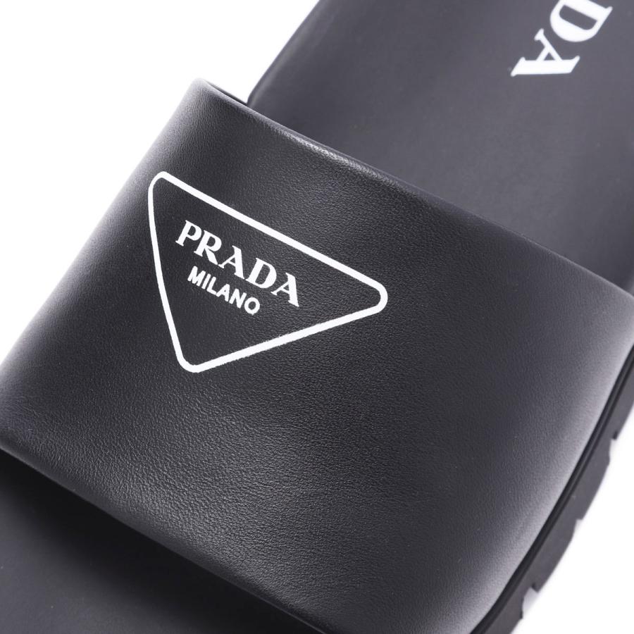 PRADA プラダ サンダル スライドサンダル ブラック メンズ PRADA プラダ サンダル スライドサンダル ブラック メンズ