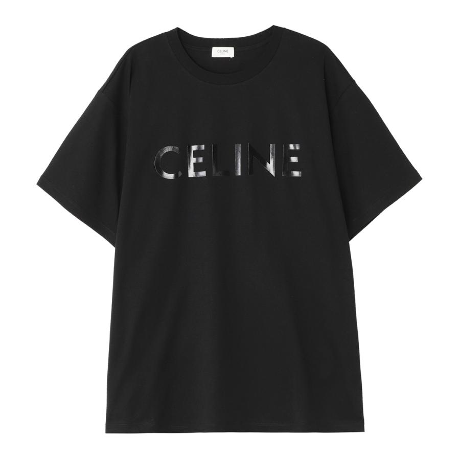CELINE（セリーヌ） クルーネックTシャツ ブラック メンズ 2x51c-671q