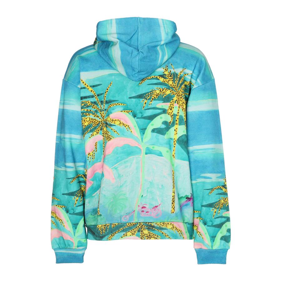 CELINE（セリーヌ） フーデッドパーカ グリーン メンズ 2y290-824m