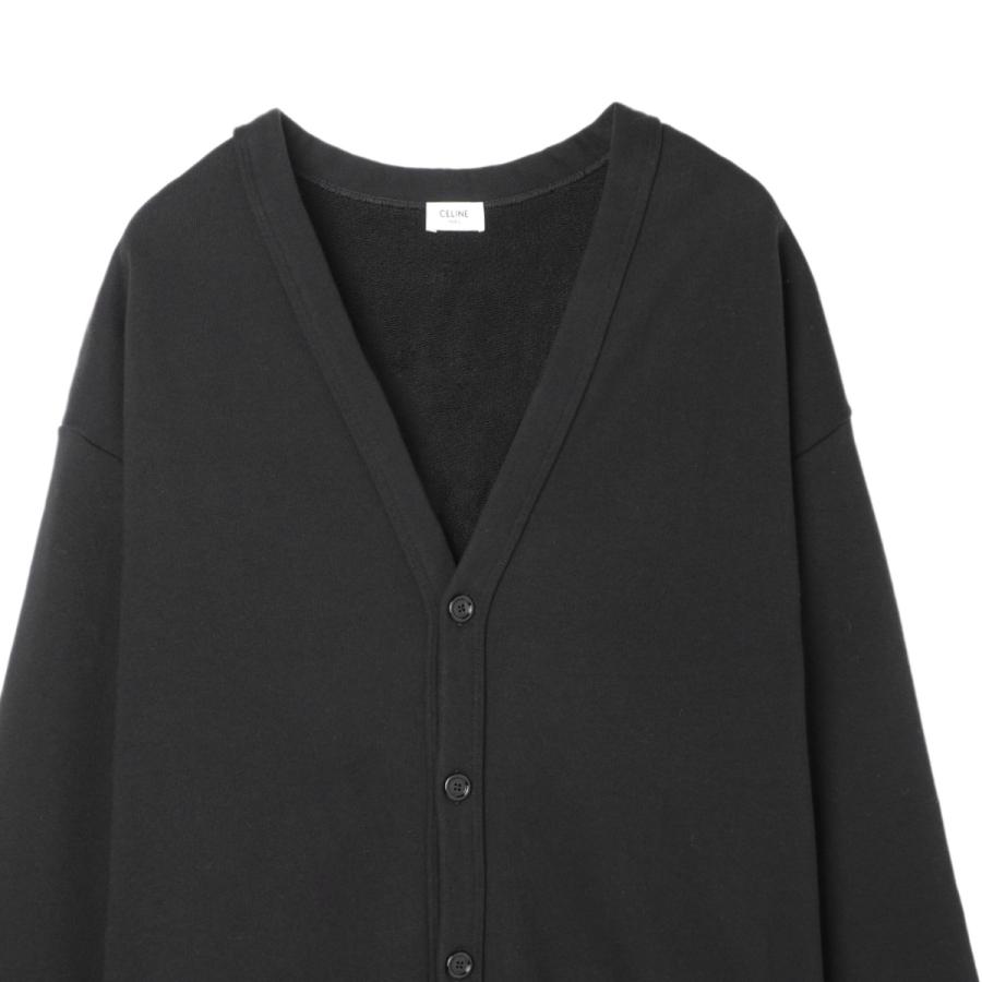 CELINE（セリーヌ） CELINE Vネック カーディガン ブラック メンズ