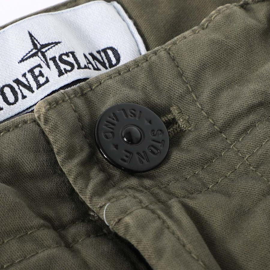 ストーンアイランド STONE ISLAND カーゴパンツ 3100010 ORGANIC COTTON STRETCH BROKEN TWILL 'OLD' EFFECT グリーン メンズの画像