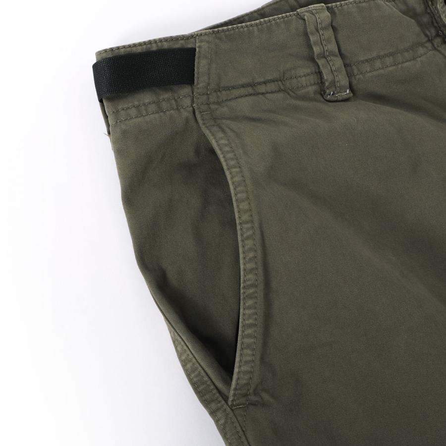 ストーンアイランド STONE ISLAND カーゴパンツ 3100010 ORGANIC COTTON STRETCH BROKEN TWILL 'OLD' EFFECT グリーン メンズの画像