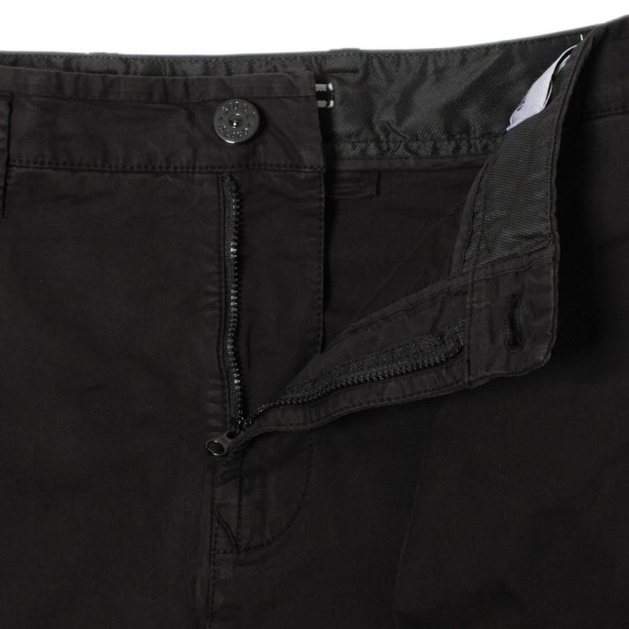 ストーンアイランド STONE ISLAND カーゴパンツ 3100032 STRETCH ORGANIC COTTON TWILL ブラック メンズの画像