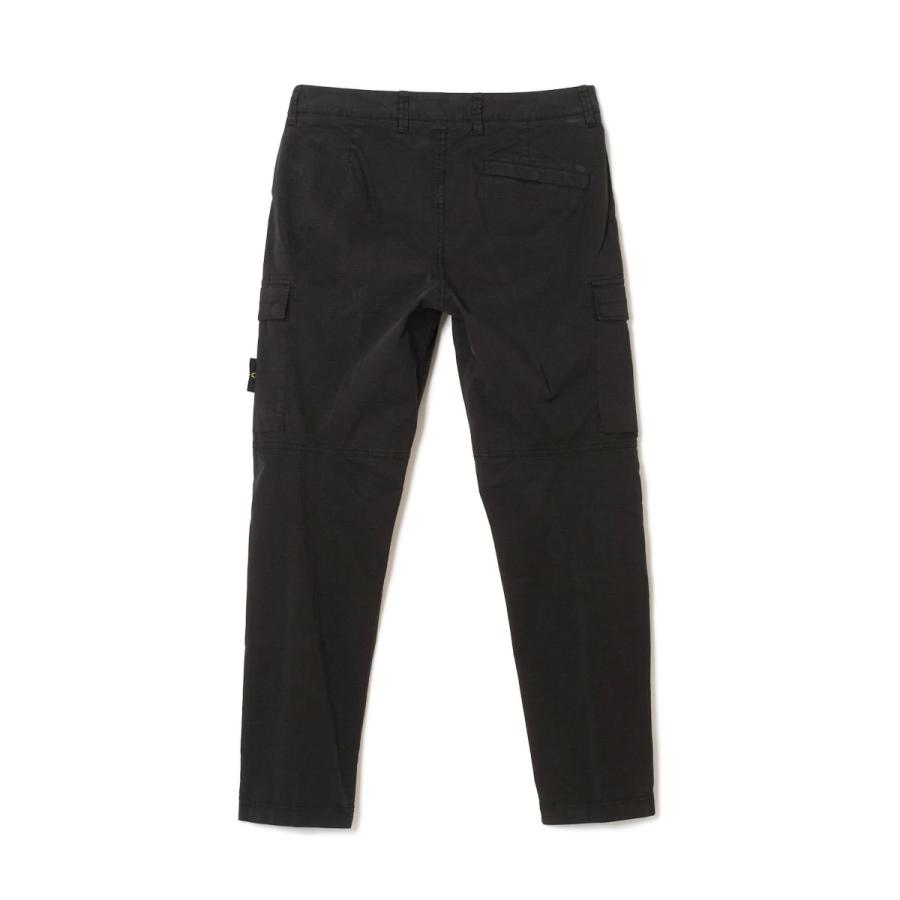ストーンアイランド STONE ISLAND カーゴパンツ 3100032 STRETCH ORGANIC COTTON TWILL ブラック メンズの画像