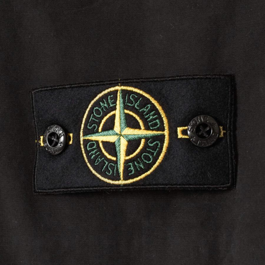 ストーンアイランド STONE ISLAND カーゴパンツ 3100032 STRETCH ORGANIC COTTON TWILL ブラック メンズの画像