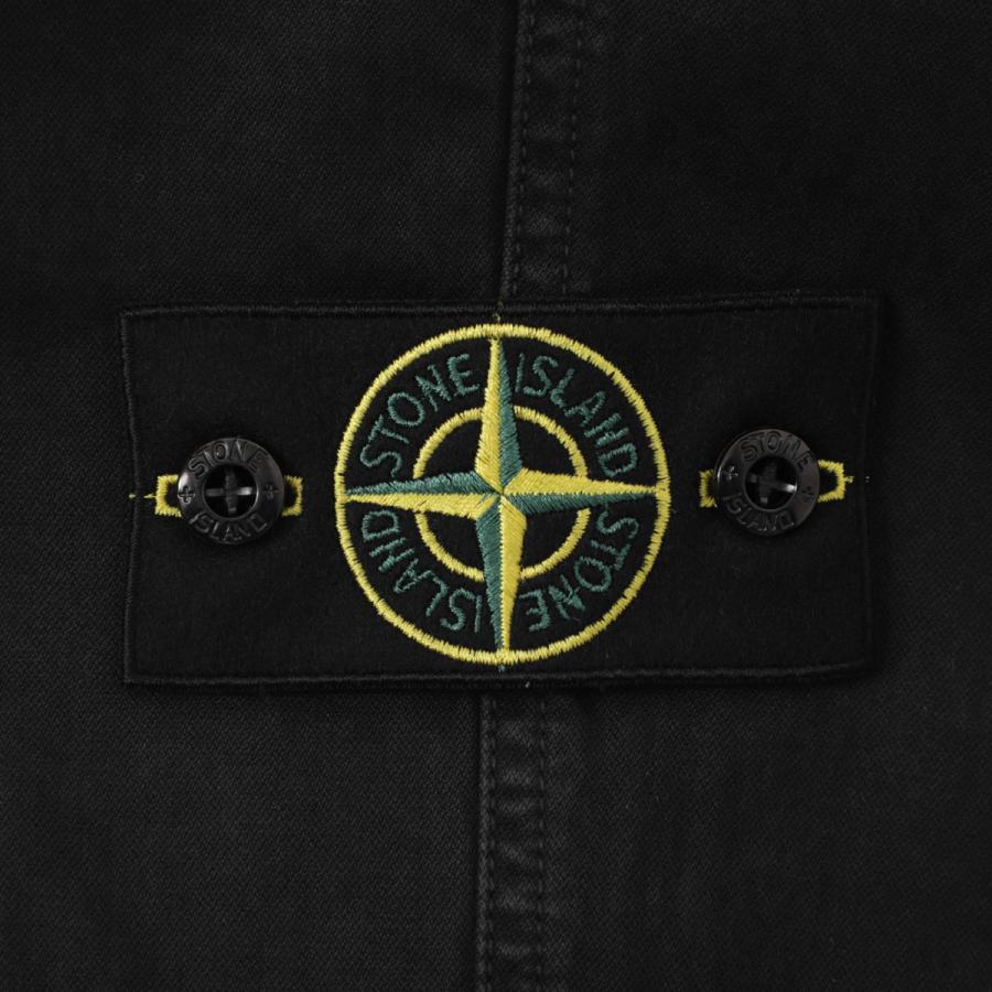 ストーンアイランド STONE ISLAND ジョガーパンツ 3100036 STRETCH ORGANIC BROKEN TWILL COTTON 'OLD' EFFECT ブラック メンズ k2s153100036-s00l1-v0129の画像
