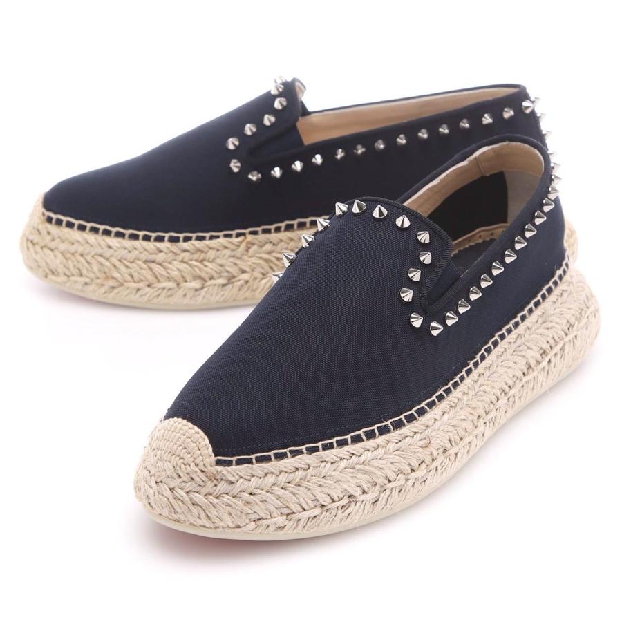 Christian Louboutin エスパドリーユ ネイビー Christian Louboutin ネイビー エスパドリーユスニーカー