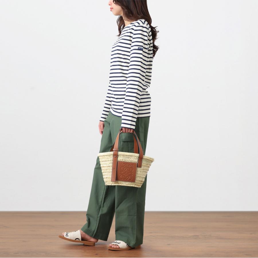 ロエベ バッグ LOEWE バスケット CESTA DE PALMA RAFFIA トートバッグ ベージュ レディース 32702-s93-2435の画像