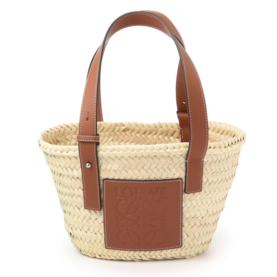 ロエベ バッグ LOEWE バスケット CESTA DE PALMA RAFFIA トートバッグ ベージュ レディース 32702-s93-2435の画像