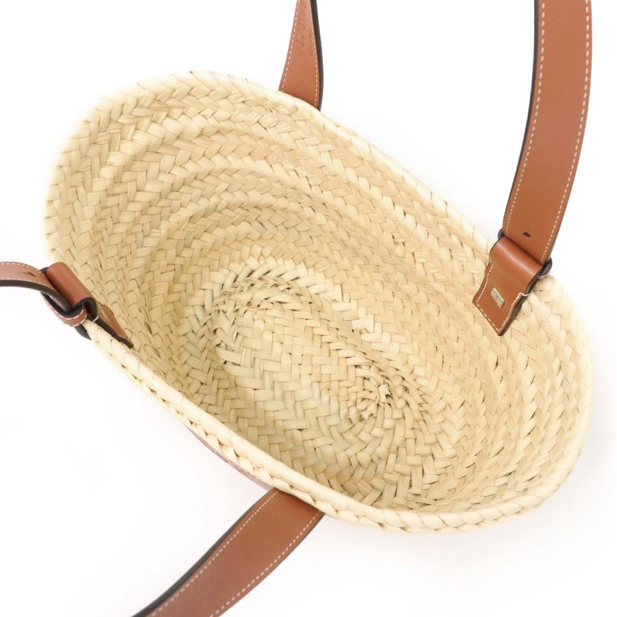 ロエベ バッグ LOEWE バスケット CESTA DE PALMA RAFFIA トートバッグ ベージュ レディース 32702-s93-2435の画像