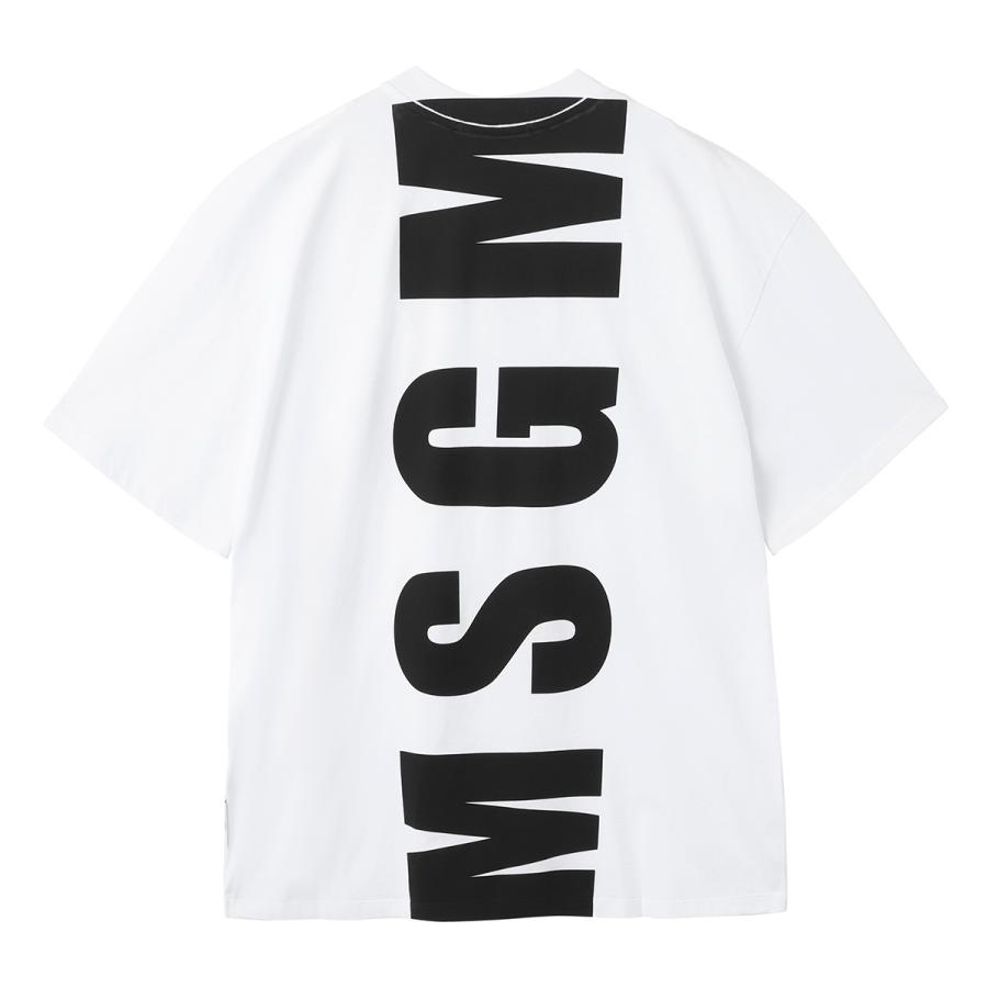 C417-85 イタリア製 MSGM エムエスジーエム ティシャツ MSGM MSGM/エムエスジーエム Tシャツ メンズ 半袖 爽やか/素材