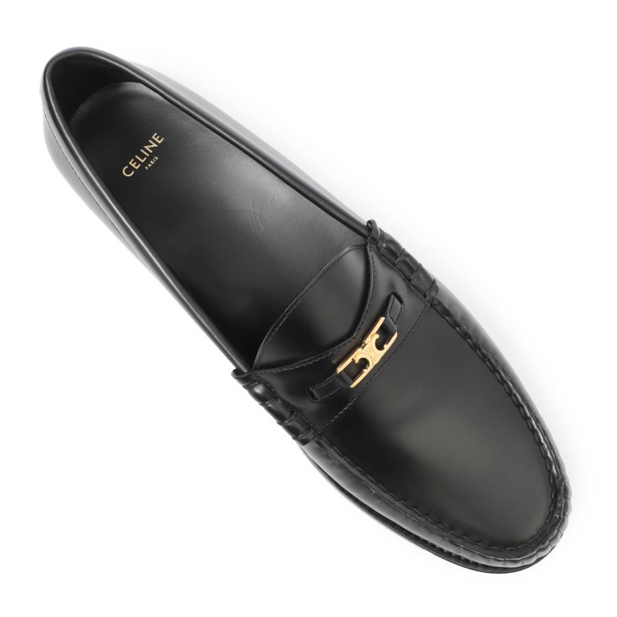 CELINE セリーヌ ローファー 大きいサイズあり ブラック メンズ