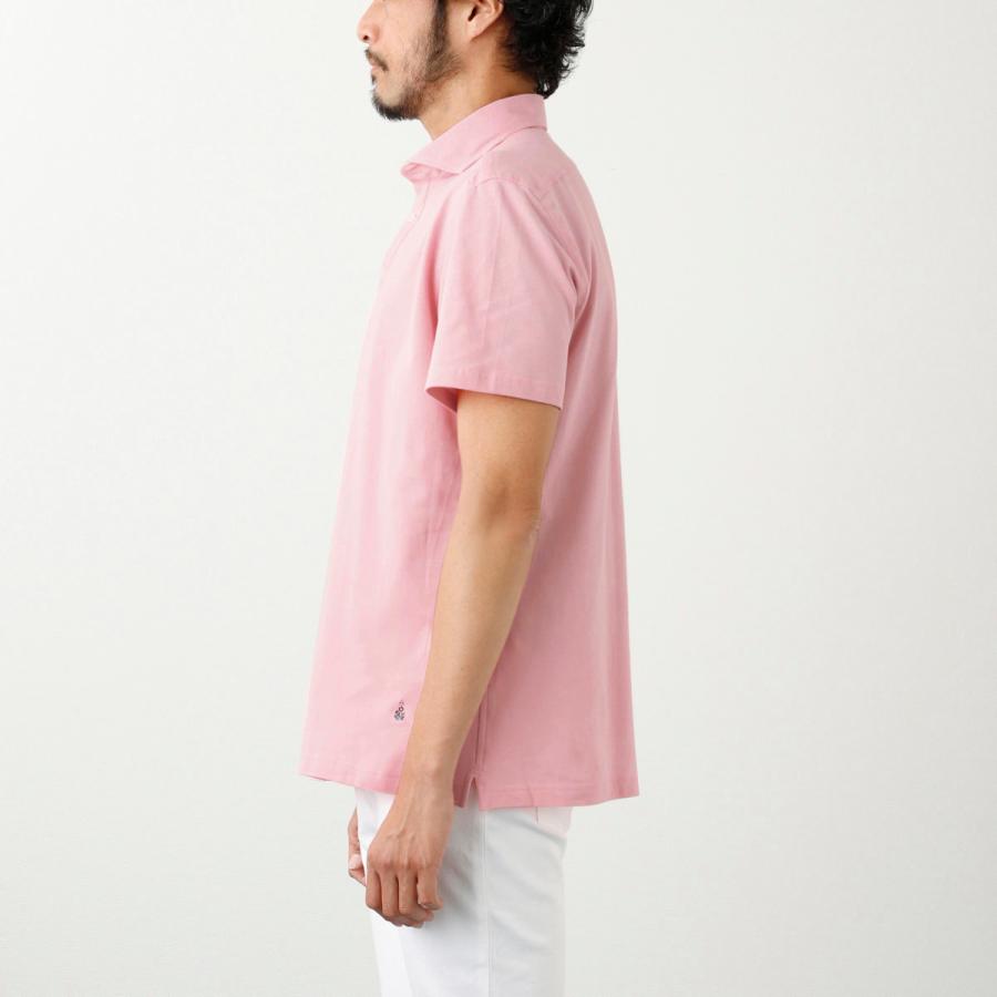 GUY ROVER（ギローバー） 半袖ポロシャツ JERSEY ワイドカラー 