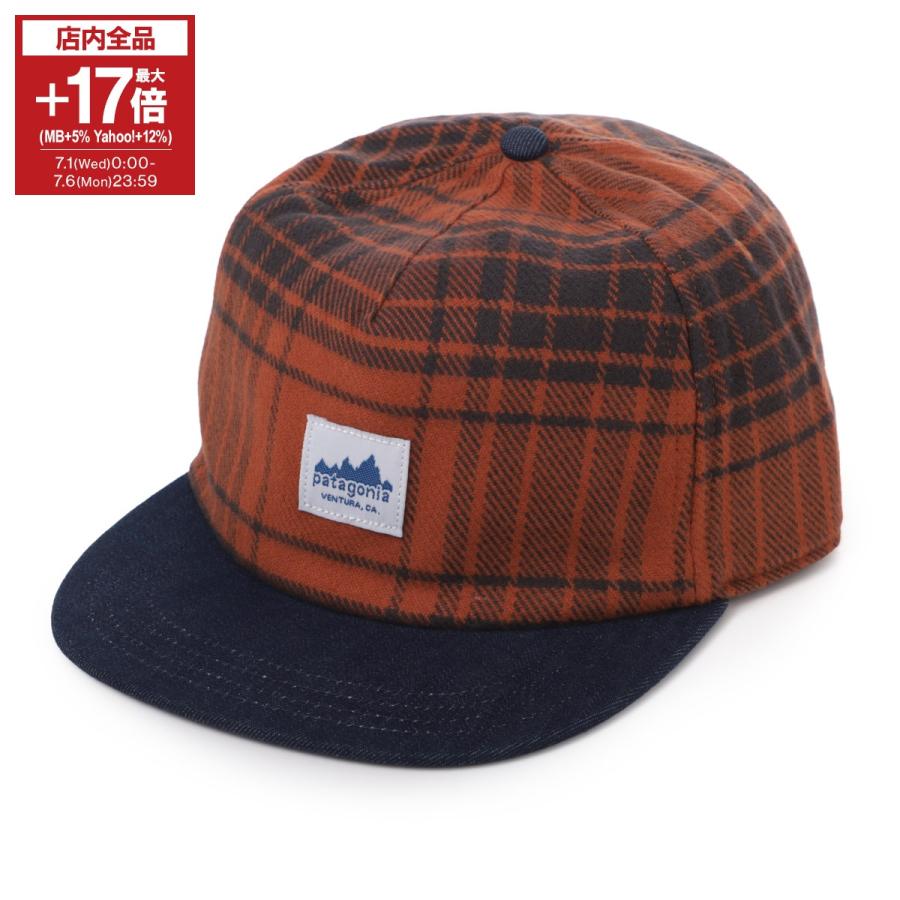 もこページ patagonia（パタゴニア） キャップ RANGE CAP レッド メンズ 33575