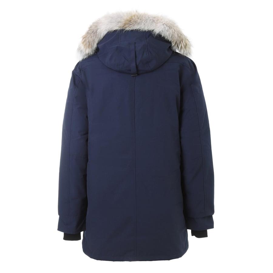 カナダグース ネイビー ダウンジャケット フード付き カナダグース：フード付き。