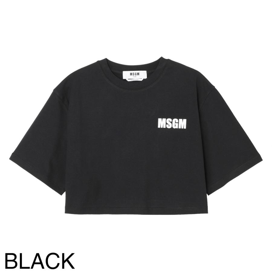 MSGM（エムエスジーエム） クルーネックTシャツ クロップドTシャツ 